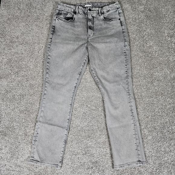 Good American Denim - Good American Jeans Womens 15 Faded Black Good Classic Skinny Stretch Denim